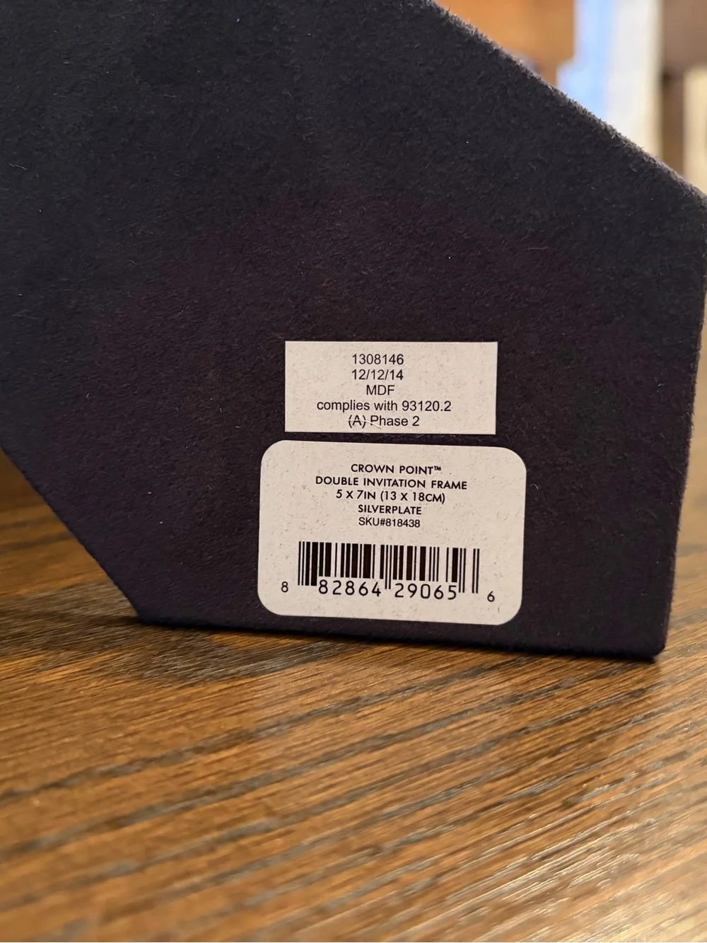 kate spade Silverplate Crown Point Double Invitation Frame and 5x7 Frames